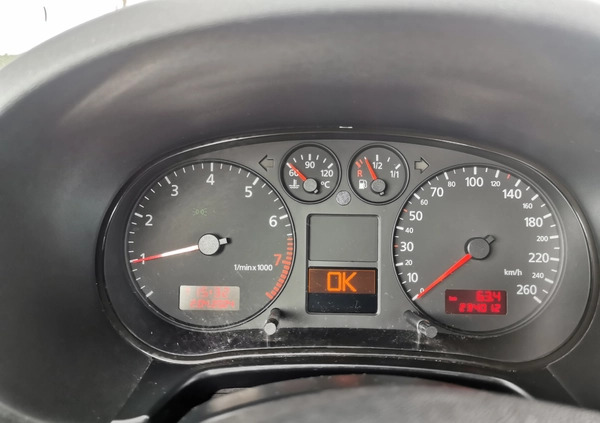 Audi A3 cena 4700 przebieg: 234000, rok produkcji 2000 z Szamotuły małe 92